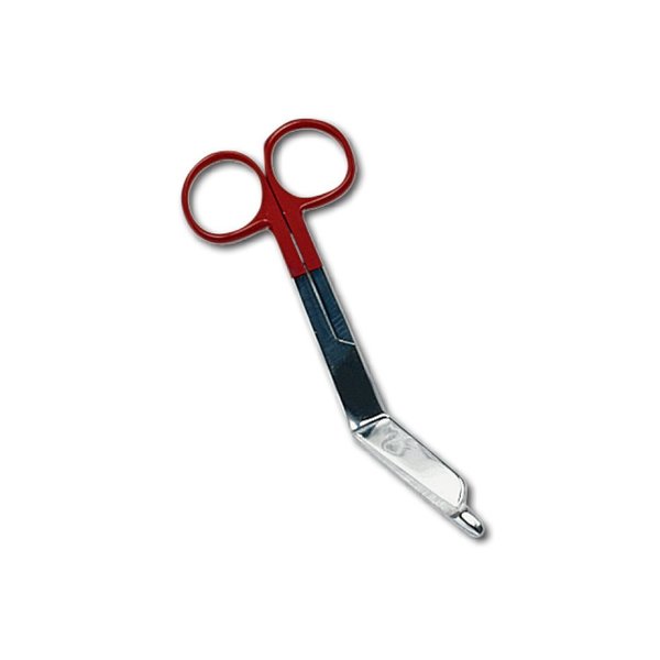 Emi Colormed Lister Bandage Scissor, 5.5" Red 702